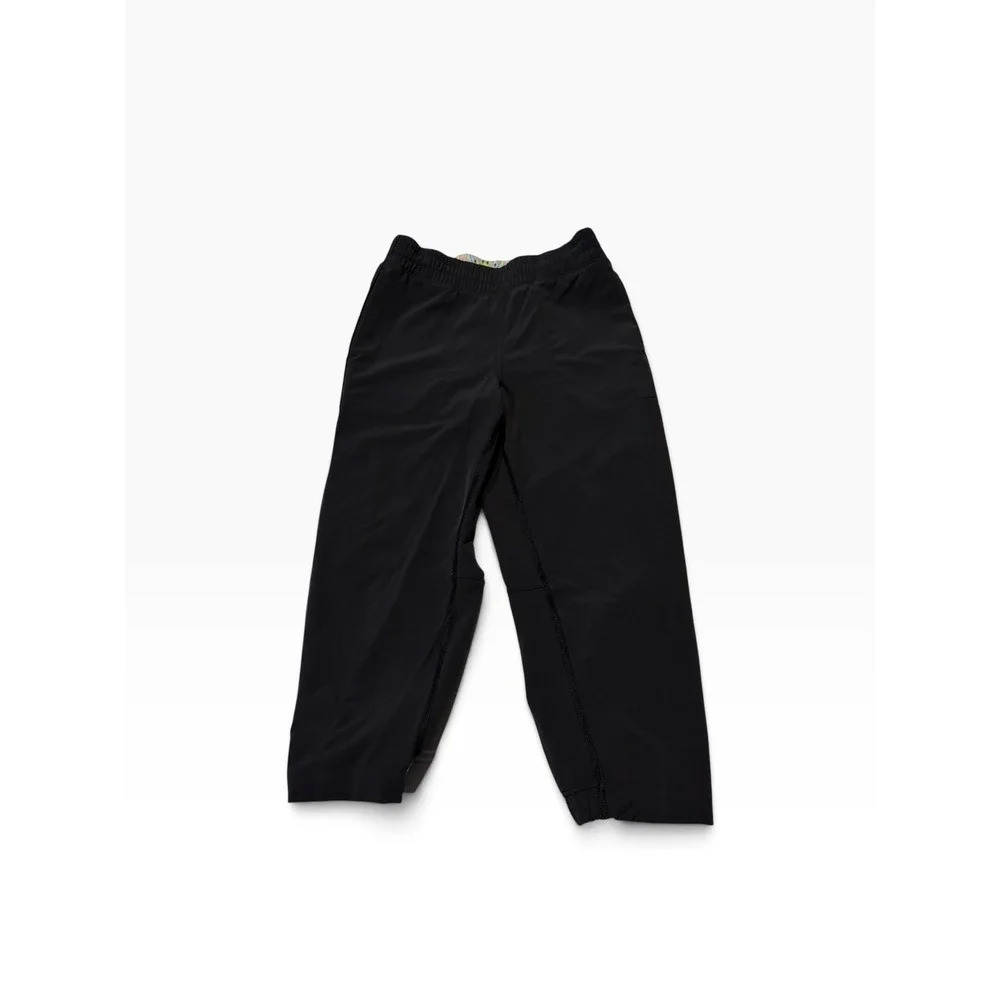 Ivivva by Lululemon Kids Black Active Joggers Pants Size 10 Reflective Logo